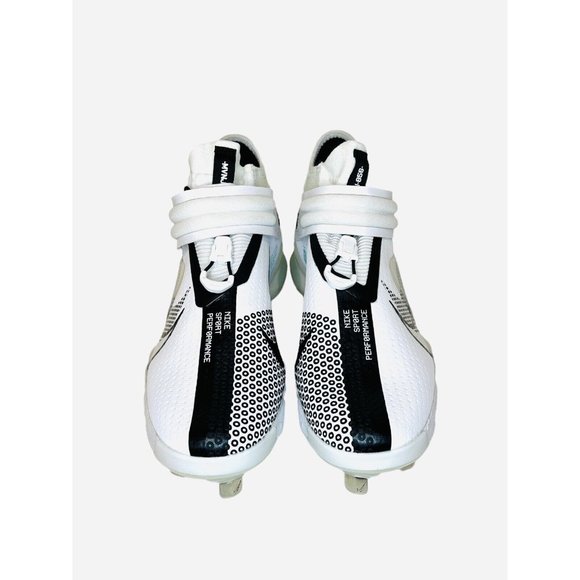 Nike Force Zoom Trout 7 White Black Baseball Cleats CI3134-102 Mens Size 8 - Picture 5 of 10